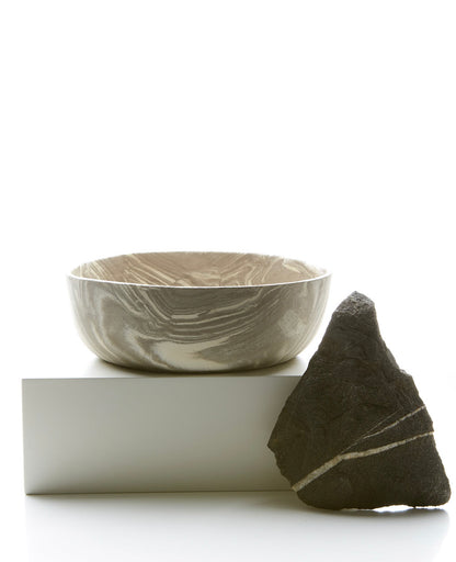 Marble XL Salad Bowl