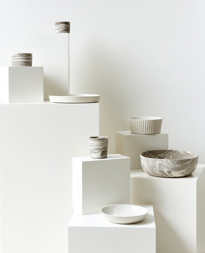 Marble XL Salad Bowl